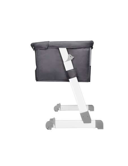 BN-LO-THEO_Dark_Grey,Lionelo - Patut co-sleeper Theo 2 in 1, Cu setare unghiulara, Reglabil in 5 pozitii pe inaltime, Conform cu