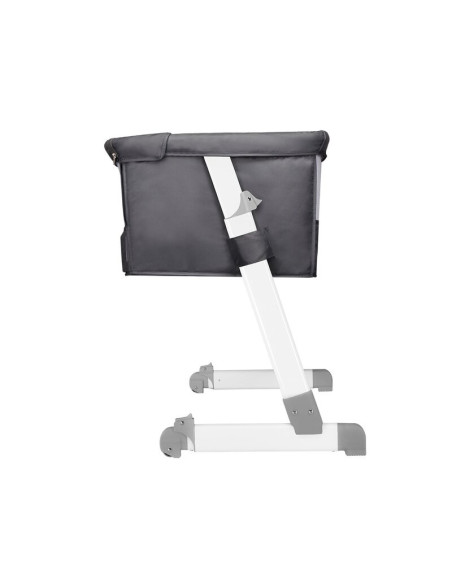 BN-LO-THEO_Dark_Grey,Lionelo - Patut co-sleeper Theo 2 in 1, Cu setare unghiulara, Reglabil in 5 pozitii pe inaltime, Conform cu