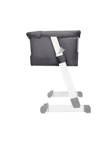 BN-LO-THEO_Dark_Grey,Lionelo - Patut co-sleeper Theo 2 in 1, Cu setare unghiulara, Reglabil in 5 pozitii pe inaltime, Conform cu