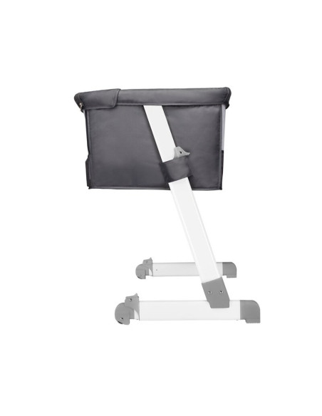 BN-LO-THEO_Dark_Grey,Lionelo - Patut co-sleeper Theo 2 in 1, Cu setare unghiulara, Reglabil in 5 pozitii pe inaltime, Conform cu