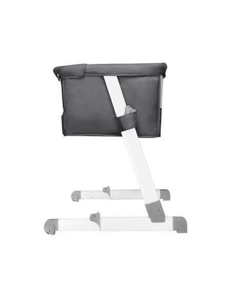 BN-LO-THEO_Dark_Grey,Lionelo - Patut co-sleeper Theo 2 in 1, Cu setare unghiulara, Reglabil in 5 pozitii pe inaltime, Conform cu