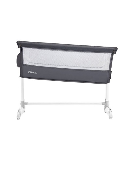 BN-LO-THEO_Dark_Grey,Lionelo - Patut co-sleeper Theo 2 in 1, Cu setare unghiulara, Reglabil in 5 pozitii pe inaltime, Conform cu
