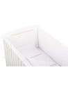 BN-BN154,BabyNeeds - Lenjerie patut 5 piese, Cu doua protectii laterale, Pernuta, Plapumioara, Cearceaf, Din bumbac, Pentru patu