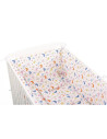 BN-BN158,BabyNeeds - Lenjerie patut 5 piese, Cu doua protectii laterale, Pernuta, Plapumioara, Cearceaf, Din bumbac, Pentru patu