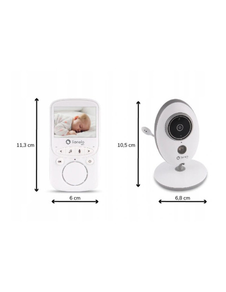 BN-LOC-BABYLINE_5.1,Lionelo - Videofon Babyline 5.1, Wireless, Cu melodii, Cu doua camere independente
