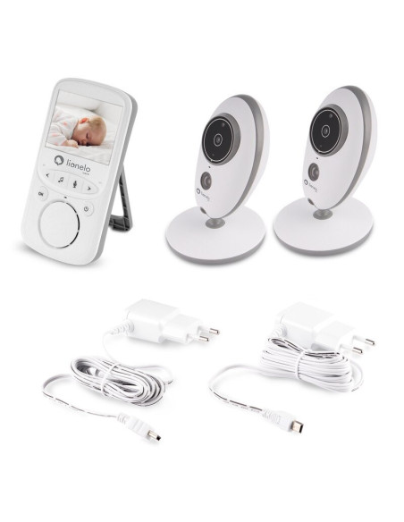 BN-LOC-BABYLINE_5.1,Lionelo - Videofon Babyline 5.1, Wireless, Cu melodii, Cu doua camere independente