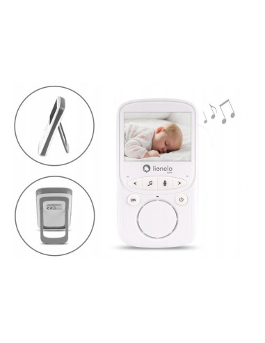 BN-LOC-BABYLINE_5.1,Lionelo - Videofon Babyline 5.1, Wireless, Cu melodii, Cu doua camere independente