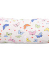 BN-BN174,BabyNeeds - Perna 3 in 1 pentru gravide si bebelusi Soft Plus, Cu husa detasabila din bumbac, Fluturasi, Multicolor