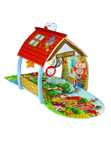 BN-LOE-AGNES,Lionelo - Salteluta educationala interactiva Agnes, Cu jucarii, Conform cu standardul european de securitate EN71, 