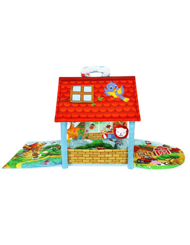 BN-LOE-AGNES,Lionelo - Salteluta educationala interactiva Agnes, Cu jucarii, Conform cu standardul european de securitate EN71, 