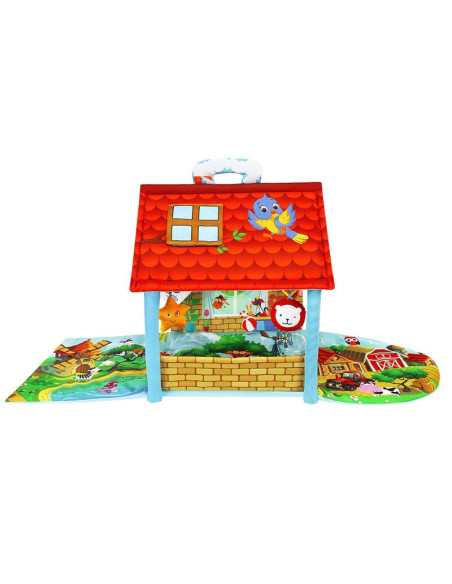 BN-LOE-AGNES,Lionelo - Salteluta educationala interactiva Agnes, Cu jucarii, Conform cu standardul european de securitate EN71, 