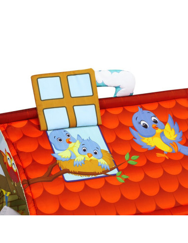 BN-LOE-AGNES,Lionelo - Salteluta educationala interactiva Agnes, Cu jucarii, Conform cu standardul european de securitate EN71, 