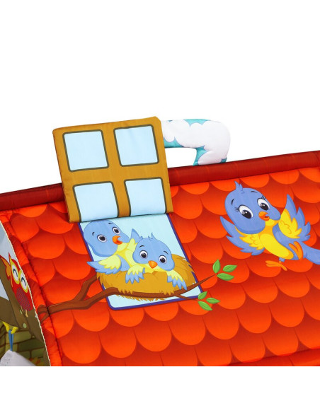 BN-LOE-AGNES,Lionelo - Salteluta educationala interactiva Agnes, Cu jucarii, Conform cu standardul european de securitate EN71, 