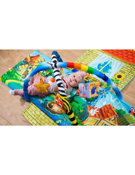 BN-LOE-AGNES,Lionelo - Salteluta educationala interactiva Agnes, Cu jucarii, Conform cu standardul european de securitate EN71, 