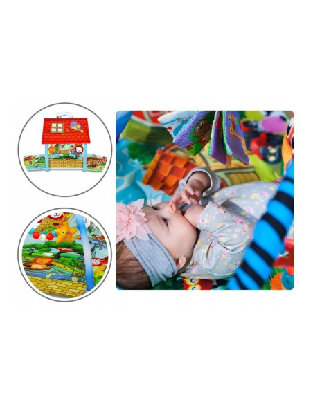 BN-LOE-AGNES,Lionelo - Salteluta educationala interactiva Agnes, Cu jucarii, Conform cu standardul european de securitate EN71, 