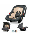 BN-LO-NOAPLUS_SAND,Lionelo - Scaun auto Noa Plus Sand, 0-13 Kg, Cu maner reglabil, Cu husa de picioare, Cu capotina, Cu saltelut