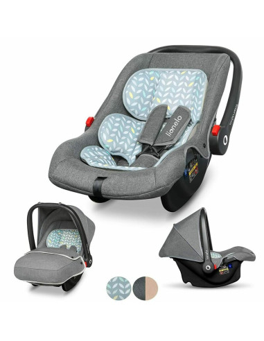 BN-LO-NOAPLUS_GREY_SCANDI,Lionelo - Scaun auto Noa Plus Scandi, 0-13 Kg, Cu maner reglabil, Cu husa de picioare, Cu capotina, Cu