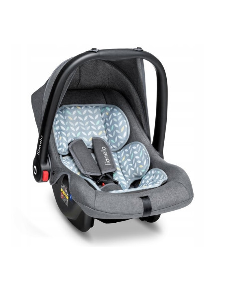 BN-LO-NOAPLUS_GREY_SCANDI,Lionelo - Scaun auto Noa Plus Scandi, 0-13 Kg, Cu maner reglabil, Cu husa de picioare, Cu capotina, Cu