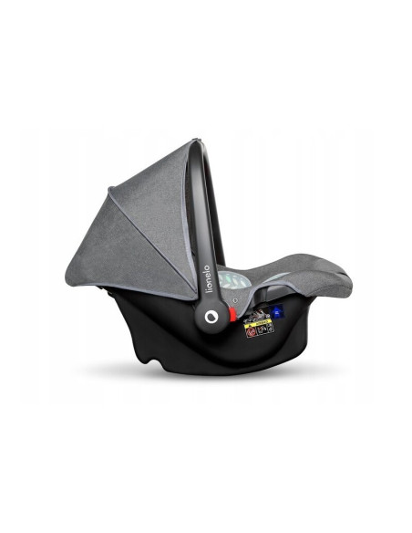 BN-LO-NOAPLUS_GREY_SCANDI,Lionelo - Scaun auto Noa Plus Scandi, 0-13 Kg, Cu maner reglabil, Cu husa de picioare, Cu capotina, Cu