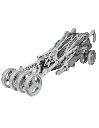 BN-LO-IRMA_GREY/MINT,Lionelo - Carucior sport Irma, Cu husa de picioare, Cu plasa de tantari, Conform cu standardul european de 