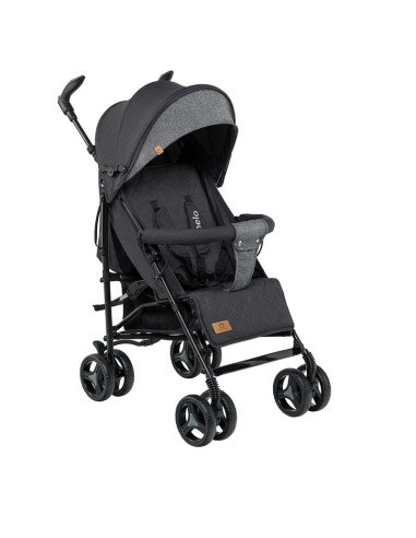 BN-LO-IRMA_BLACK/DARKGREY,Lionelo - Carucior sport Irma, Cu husa de picioare, Cu plasa de tantari, Conform cu standardul europea