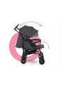 BN-LO-IRMA_BLACK/DARKGREY,Lionelo - Carucior sport Irma, Cu husa de picioare, Cu plasa de tantari, Conform cu standardul europea