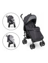 BN-LO-IRMA_BLACK/DARKGREY,Lionelo - Carucior sport Irma, Cu husa de picioare, Cu plasa de tantari, Conform cu standardul europea