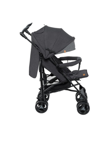 BN-LO-IRMA_BLACK/DARKGREY,Lionelo - Carucior sport Irma, Cu husa de picioare, Cu plasa de tantari, Conform cu standardul europea