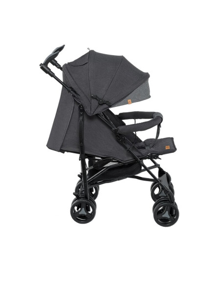BN-LO-IRMA_BLACK/DARKGREY,Lionelo - Carucior sport Irma, Cu husa de picioare, Cu plasa de tantari, Conform cu standardul europea
