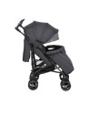 BN-LO-IRMA_BLACK/DARKGREY,Lionelo - Carucior sport Irma, Cu husa de picioare, Cu plasa de tantari, Conform cu standardul europea