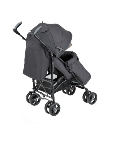BN-LO-IRMA_BLACK/DARKGREY,Lionelo - Carucior sport Irma, Cu husa de picioare, Cu plasa de tantari, Conform cu standardul europea