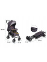 BN-LO-IRMA_BLACK/DARKGREY,Lionelo - Carucior sport Irma, Cu husa de picioare, Cu plasa de tantari, Conform cu standardul europea