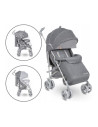 BN-LO-IRMA_GREY/DARKGREY,Lionelo - Carucior sport Irma, Cu husa de picioare, Cu plasa de tantari, Conform cu standardul european