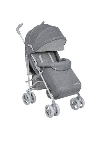 BN-LO-IRMA_GREY/DARKGREY,Lionelo - Carucior sport Irma, Cu husa de picioare, Cu plasa de tantari, Conform cu standardul european