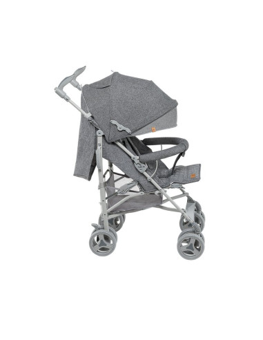 BN-LO-IRMA_GREY/DARKGREY,Lionelo - Carucior sport Irma, Cu husa de picioare, Cu plasa de tantari, Conform cu standardul european