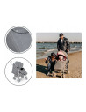 BN-LO-IRMA_GREY/DARKGREY,Lionelo - Carucior sport Irma, Cu husa de picioare, Cu plasa de tantari, Conform cu standardul european