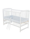 BN-BOOLA8CM01AL,BabyNeeds - Patut din lemn Ola 120X60 cm, Din lemn de pin, Stabil si rezistent, Inaltime saltea reglabila pe 3 n