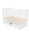 BN-BOOLA8CM02AL,BabyNeeds - Patut din lemn Ola 120x60 cm, Cu sertar cu capac, Din lemn de pin si mdf, Stabil si rezistent, Inalt