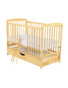 BN-BOOLA8CM02NT,BabyNeeds - Patut din lemn Ola 120x60 cm, Cu sertar cu capac, Din lemn de pin si mdf, Stabil si rezistent, Inalt