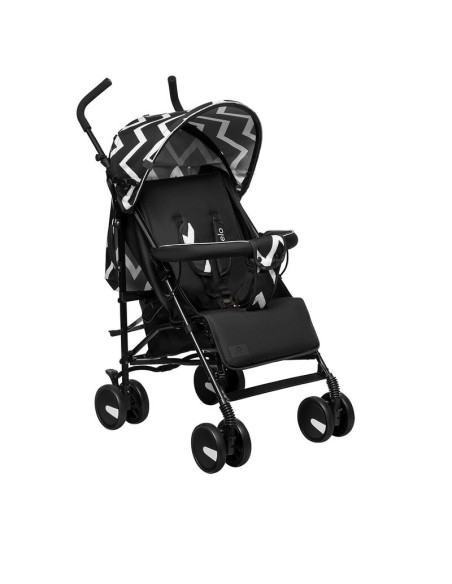 BN-LO-ELIA OSLO_BLACK/WHITE,Lionelo - Carucior sport Elia Oslo, Cu husa de picioare, Cu plasa de tantari, Conform cu standardul 