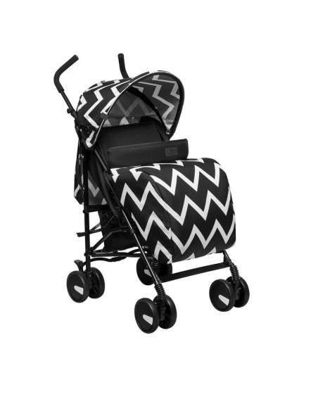 BN-LO-ELIA OSLO_BLACK/WHITE,Lionelo - Carucior sport Elia Oslo, Cu husa de picioare, Cu plasa de tantari, Conform cu standardul 