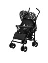 BN-LO-ELIA OSLO_BLACK/WHITE,Lionelo - Carucior sport Elia Oslo, Cu husa de picioare, Cu plasa de tantari, Conform cu standardul 