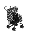 BN-LO-ELIA OSLO_BLACK/WHITE,Lionelo - Carucior sport Elia Oslo, Cu husa de picioare, Cu plasa de tantari, Conform cu standardul 