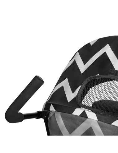 BN-LO-ELIA OSLO_BLACK/WHITE,Lionelo - Carucior sport Elia Oslo, Cu husa de picioare, Cu plasa de tantari, Conform cu standardul 