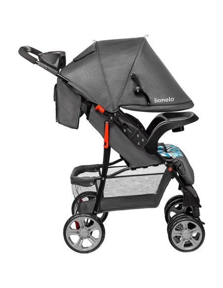 BN-LO-EMMA PLUS_BLUE_SCANDI,Lionelo - Carucior sport Emma Plus, Cu tavita, 2 Suporturi pentru pahar, Geanta accesorii, Conform c