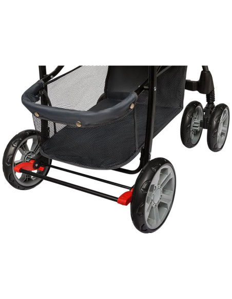 BN-LO-EMMA PLUS_BLUE_SCANDI,Lionelo - Carucior sport Emma Plus, Cu tavita, 2 Suporturi pentru pahar, Geanta accesorii, Conform c