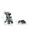 BN-LO-EMMA PLUS_BLUE_SCANDI,Lionelo - Carucior sport Emma Plus, Cu tavita, 2 Suporturi pentru pahar, Geanta accesorii, Conform c