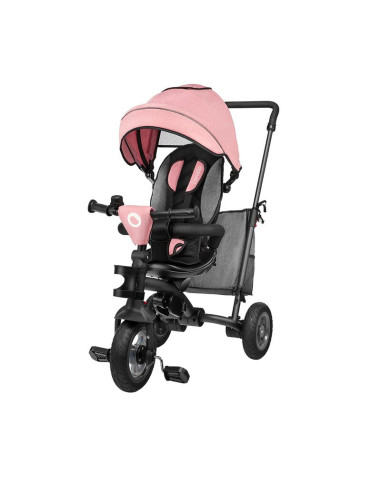 BN-LO-TRISCANDY_ROSE/GREY,Lionelo - Tricicleta Tris, Mecanism de pedalare libera, Suport picioare, Control al directiei, Scaun r