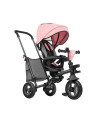 BN-LO-TRISCANDY_ROSE/GREY,Lionelo - Tricicleta Tris, Mecanism de pedalare libera, Suport picioare, Control al directiei, Scaun r