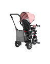 BN-LO-TRISCANDY_ROSE/GREY,Lionelo - Tricicleta Tris, Mecanism de pedalare libera, Suport picioare, Control al directiei, Scaun r